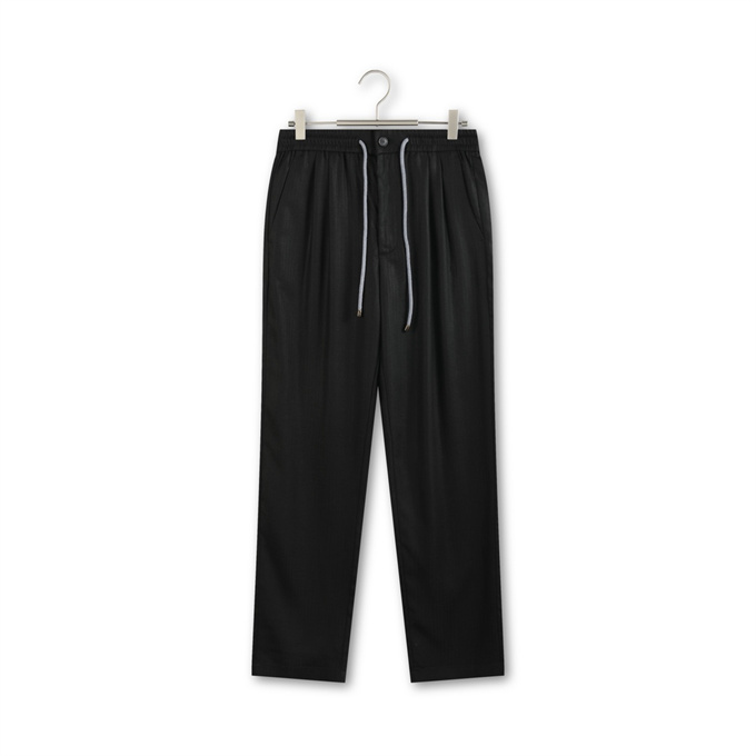brunello cucinelli tencel linen-blend drawstring trousers